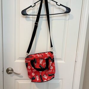Coca Cola Iconic Red and Black Crossbody Bag